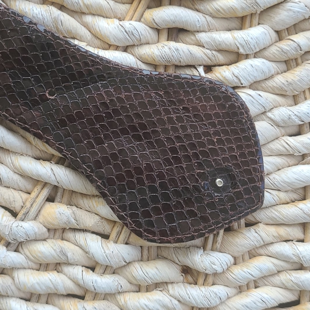 Authentic D&G Python Leather Belt - image 8